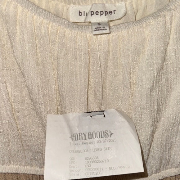 Dry Goods blu pepper sundress - Picture 2 of 2